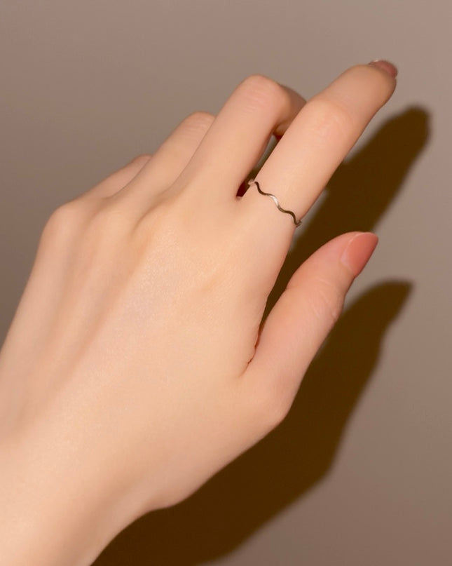 ステンレススチール ウェーブリング WAVE