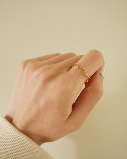 【金属アレルギー対応】ステンレススチール リング LONY