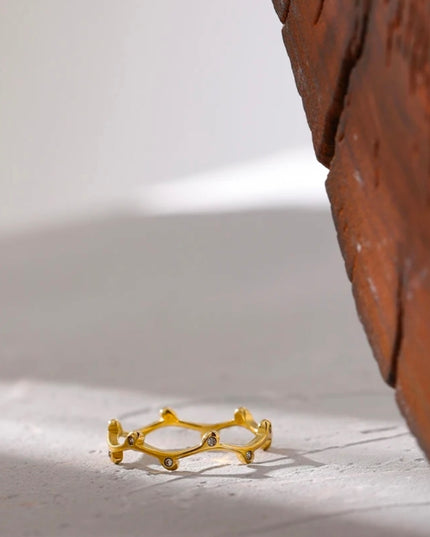 【金属アレルギー対応】ステンレススチール リング LONY