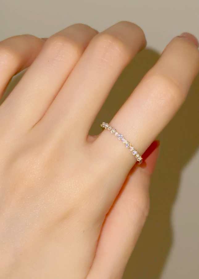 スターリングシルバー925 ジルコニアリング JOY