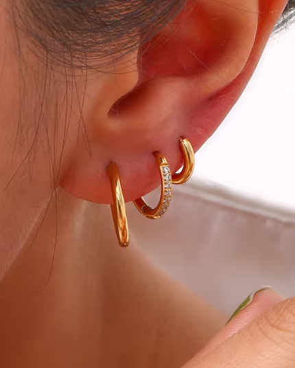 【金属アレルギー対応】フープピアス LAIM