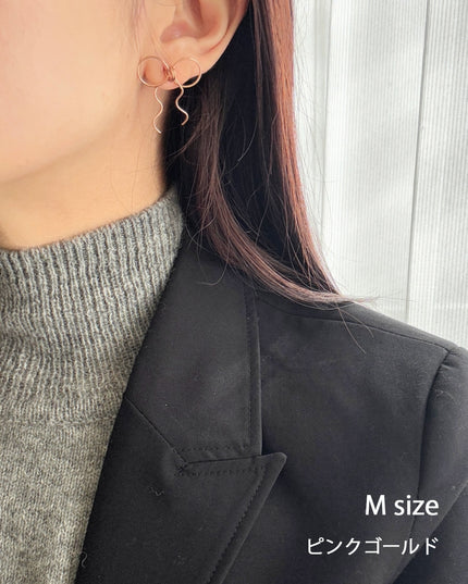 アウトレットリボンピアス S/M/L/DAISY