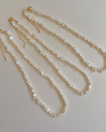 【アウトレット】金属アレルギー対応 淡水パールネックレス