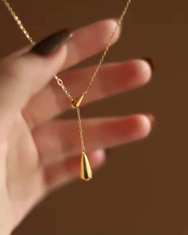 【金属アレルギー対応】チャーム付き チェーンネックレス JULIA