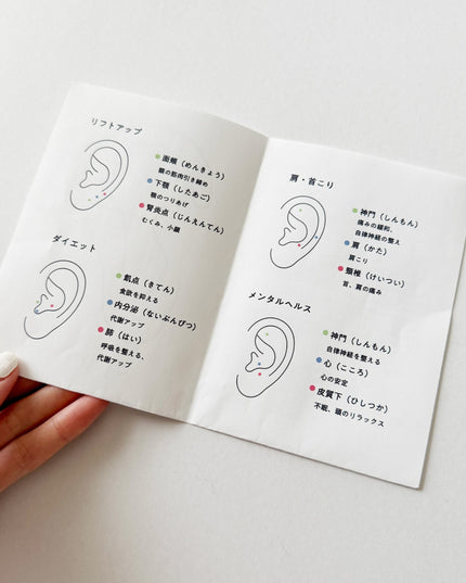 耳つぼジュエリー パーツシール 自分でできるセルフセット【S001】