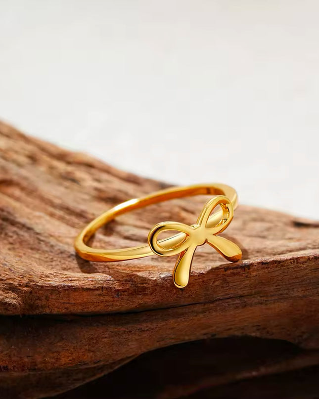 【金属アレルギー対応】ミニリボンリング ARDEN