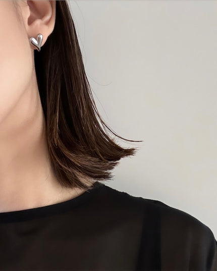 ハート ピアス サージカルステンレス LINA