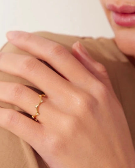 【金属アレルギー対応】ステンレススチール リング LONY