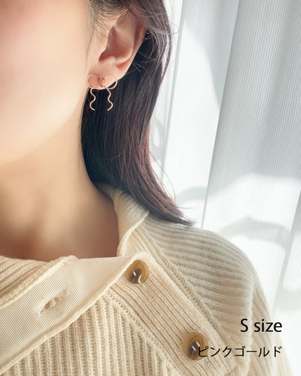 アウトレットリボンピアス S/M/L/DAISY