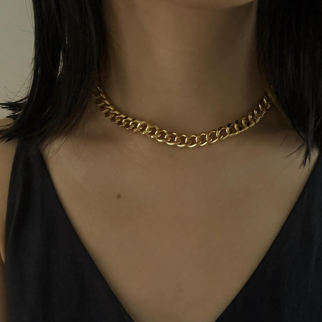 パールチェーンネックレス Frankie