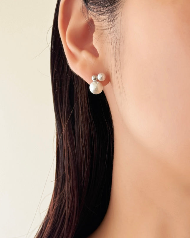 【金属アレルギー対応】パールスタッドピアス LIAM