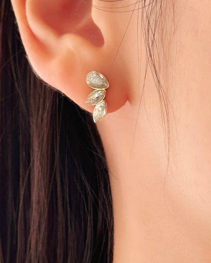 【金属アレルギー対応】 ジルコニア スタッドピアス EMMA