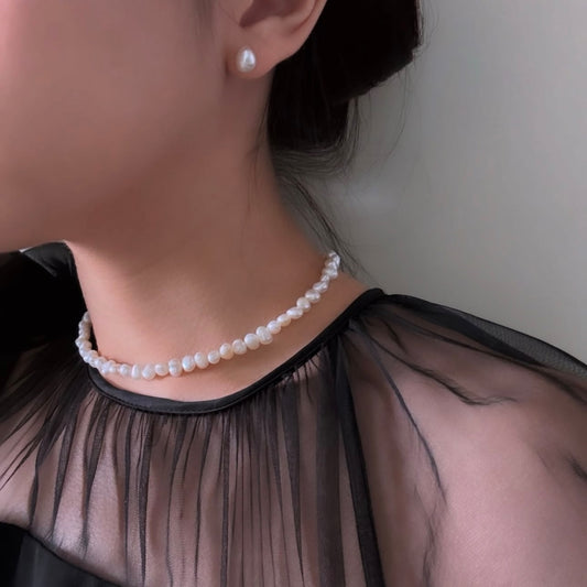 Surgical Stainless Steel 316L Single Pearl Earrings