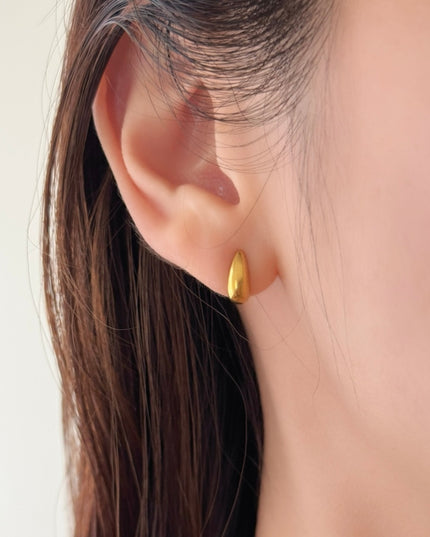 ミニピアス ゴールド シルバー サージカルステンレス