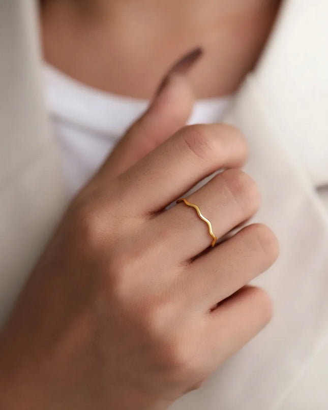 ステンレススチール ウェーブリング WAVE