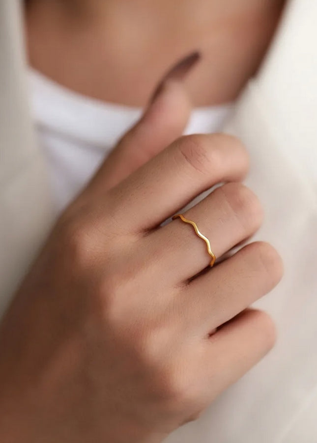 ステンレススチール ウェーブリング WAVE