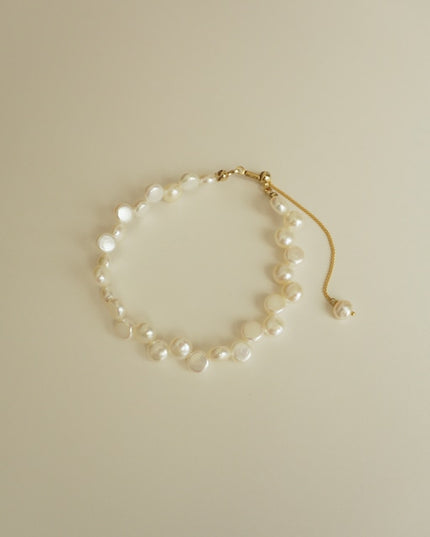 淡水 バロック パール ブレスレット アジャスター付き Jade