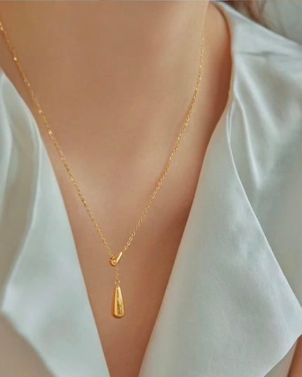 【金属アレルギー対応】チャーム付き チェーンネックレス JULIA