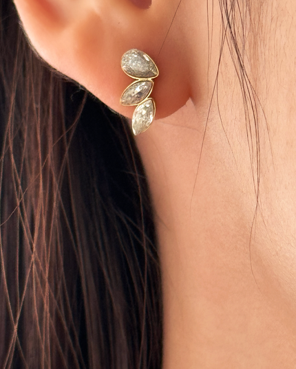 【金属アレルギー対応】 ジルコニア スタッドピアス EMMA