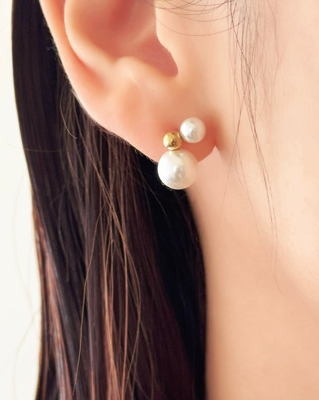 【金属アレルギー対応】パールスタッドピアス LIAM