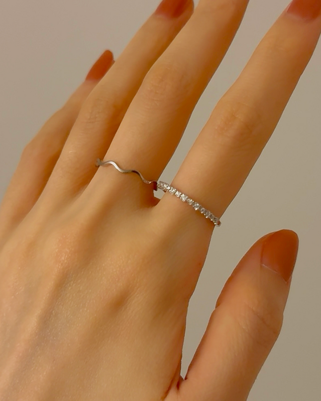 ステンレススチール ウェーブリング WAVE