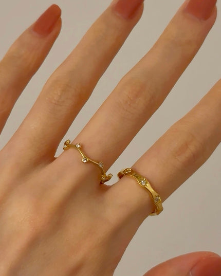 【金属アレルギー対応】ステンレススチール リング LONY