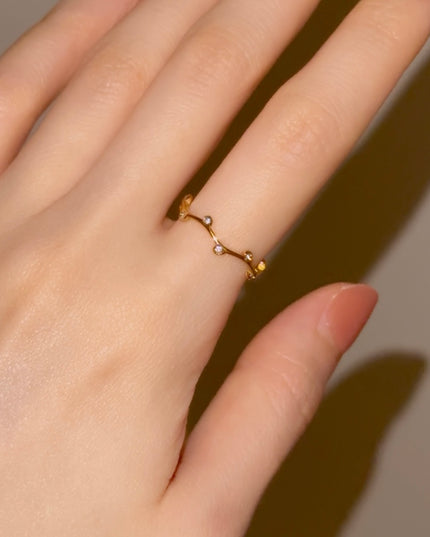 【金属アレルギー対応】ステンレススチール リング LONY