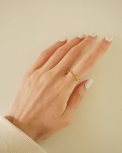 【金属アレルギー対応】ステンレススチール リング LONY