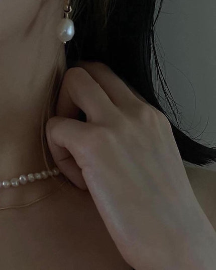 パール フープ イヤリング ゴールド Zoya