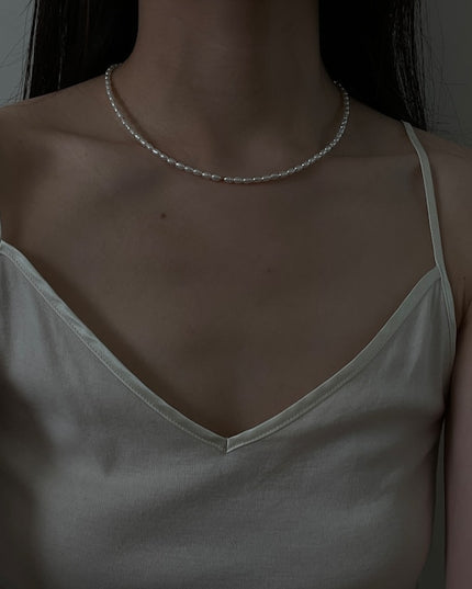 【金属アレルギー対応】ベビーパールネックレス ELLA