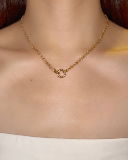 ラウンド ネックレス サージカルステンレス