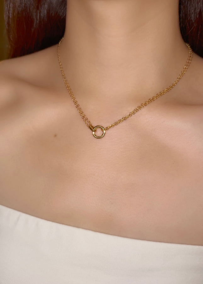 ラウンド ネックレス サージカルステンレス