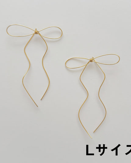 アウトレットリボンピアス S/M/L/DAISY