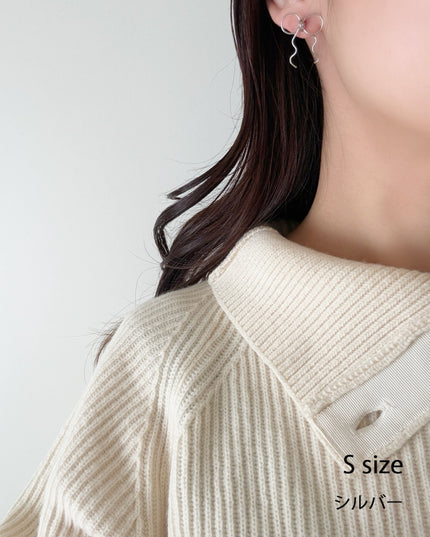 アウトレットリボンピアス S/M/L/DAISY