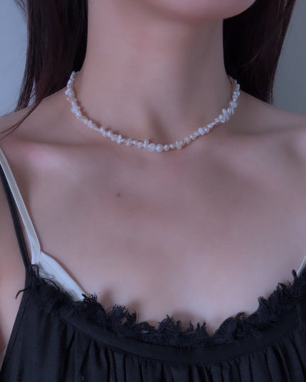 【アウトレット】金属アレルギー対応 淡水パールネックレス