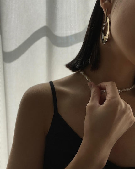 【金属アレルギー対応】淡水パール ネックレス