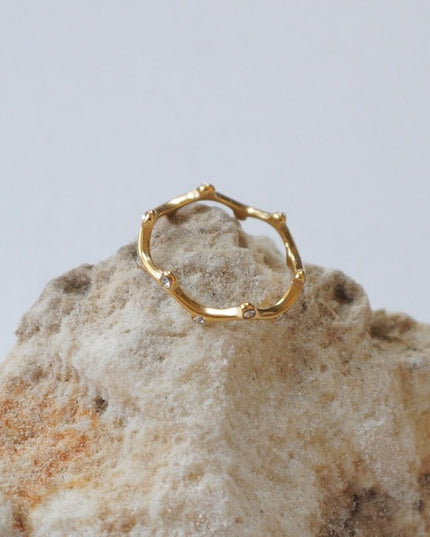 【金属アレルギー対応】ステンレススチール リング LONY