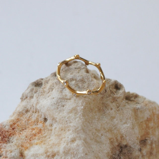 【金属アレルギー対応】ステンレススチール リング LONY