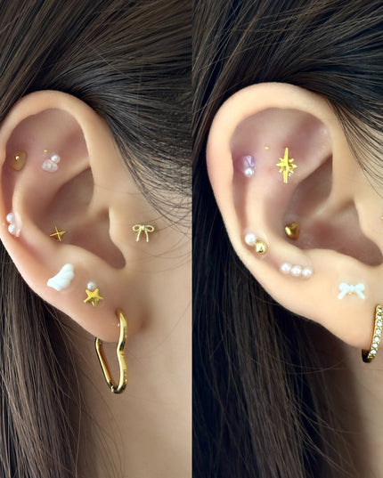 耳つぼジュエリー パーツシール 自分でできるセルフセット【S001】