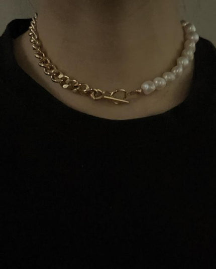 パールチェーンネックレス Frankie
