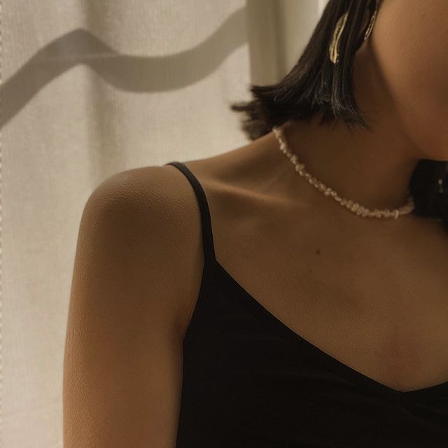 【金属アレルギー対応】淡水パール ネックレス