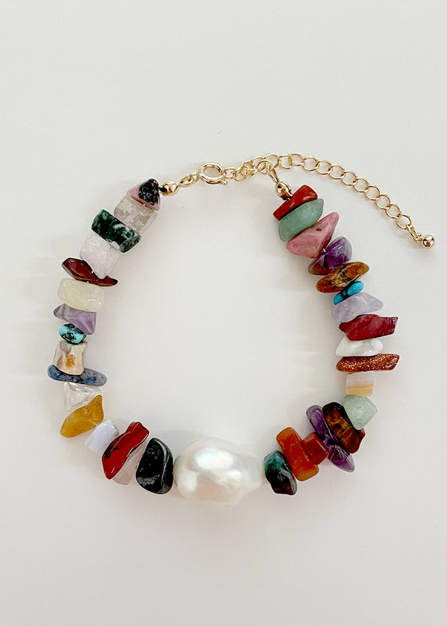 淡水 バロックパール 天然石 ブレスレット