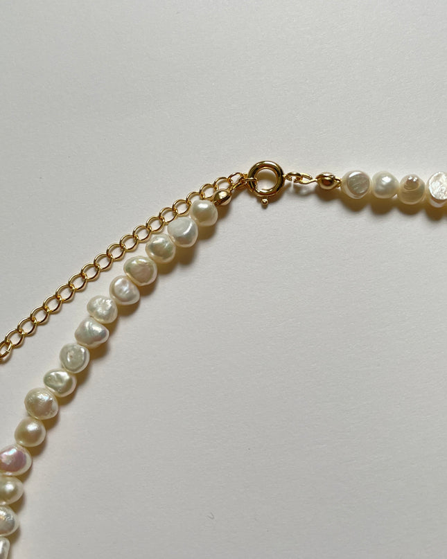 【金属アレルギー対応】淡水パール ネックレス