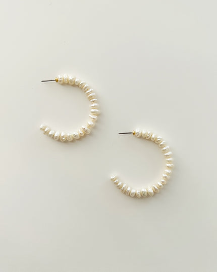 ベビーパール フープピアス Etta