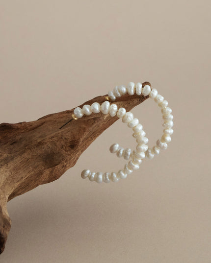 ベビーパール フープピアス Etta