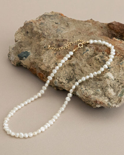 【金属アレルギー対応】淡水パール ネックレス