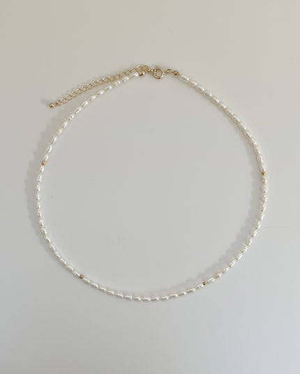 【金属アレルギー対応】ベビーパールネックレス ELLA