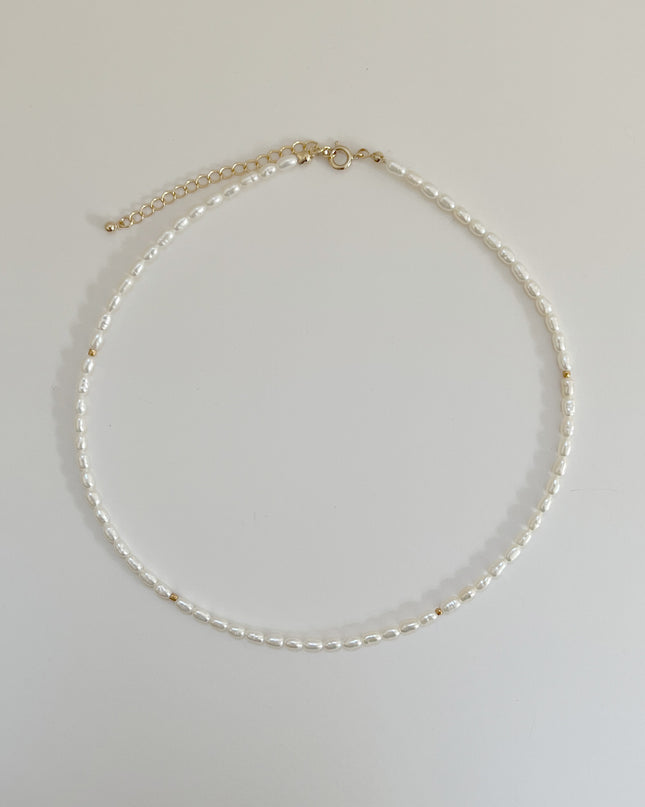 【金属アレルギー対応】ベビーパールネックレス ELLA